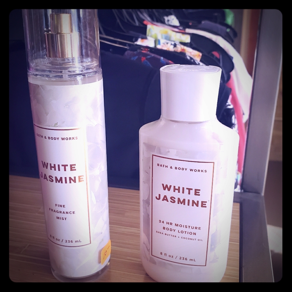 Bath and Body Works White Jasmine Set